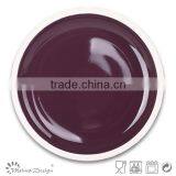 Bi-color Ceramic Dinner Plate Dishes