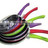 Defferent Colour Die Casting Aluminum Frying Pan thumbnail-1
