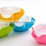Multifunction 2 in 1 Plastic Double Dish thumbnail-5