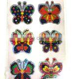 Laser Double Layer Sticker, Butterfly Double Layer Sticker, Laser Butterfly Sticker thumbnail-4