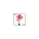 Hot Sale Air Bonsai Artificial Plastic Japanese Mini Cherry Blossom Tree Fabric for Decor thumbnail-3