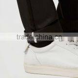 Black Twill Stretch Skinny Chinos New Fashion Men's Solid Slim Fit Cotton Casual Pants Trousers thumbnail-5