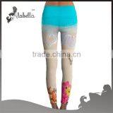 Ladies Yoga Tight Printed All Over Sublimation Yoga Pants thumbnail-2