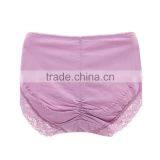 Purple Cheapest 95% Cotton 5% Spandex With Lace Sexy Fancy Woman Underwear thumbnail-2