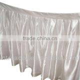 Latest Fashion Satin Table Skirt thumbnail-2
