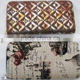 2017 Hot Lady Designer Canvas Cotton Hand Wallet thumbnail-3