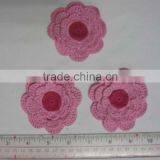 Embroidery Flower,china Flower Trim, Fabric Flower Trim