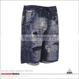 Fake Denim Print Private Lable Board Shorts Manufacturer Tie Dye Board Shorts thumbnail-5