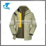 2016 New Design Waterproof Windproof 3 in 1 Man Jacket