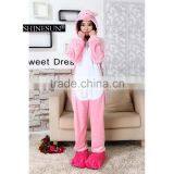 New Winter Unisex Men Women Adult Pajamas Cosplay Costume Cartoon Animal Pig Sleepwear thumbnail-5