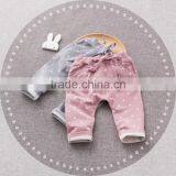 Wholesale Children's Boutique Clothes Baby Leggings Kids Ruffle Blue Pants Bloomers thumbnail-3