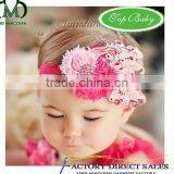 Infant Baby Flower Hairband Girls Elastic Feather Colorful Headband thumbnail-4