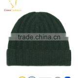 Best Selling Rib Fashion 100 Cashmere Beanie Hats thumbnail-1