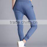 100% Cotton Wholesale Gym Women Fitness Jogger Pants Slim Fit Women Sweatpants thumbnail-3