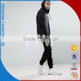 Mens Hoodie Short Sleeved T-shirt Short Sleeve T Shirt Young Male Black Student Sweater thumbnail-1