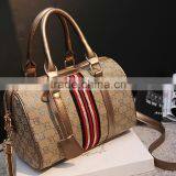 Guangzhou Wholesales Luxury Lady Pillow Bags Leather Handbag Boston Bag For Women thumbnail-2