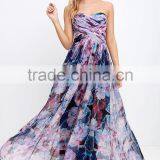 Special Effects Purple Floral Print Maxi Dress thumbnail-1