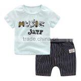 Wholesale 100% Cotton Summer Baby Boy Clothing Set Kids Clothes Set thumbnail-2