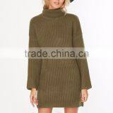 2017 New Design Turtle Neck Girls Sweater Dress thumbnail-1