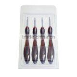 Wholesale 8pcs 2.50-6.0mm Curved Plastic Handle Crochet Hook Set thumbnail-2