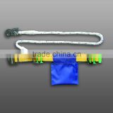 Work positioning belt with safety rope, waist safety belt