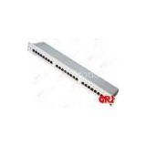 24 Ports STP Metal Housing Cat5e Patch Panel Fit for 22-26AWG