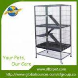 Luxirious Double Floor Durable Metal Material Ferret Cage,OEM is welcome,Factory supply.