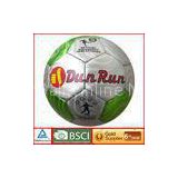 Durable Laser leather Soccer Ball Machine stitched outdoor football
