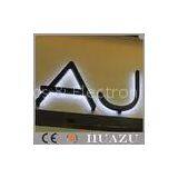 Custom Frontlit Advertising LED Channel Letter Signs For Restaurant / Acrylic LED Sign