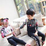 Best Selling Sweet Two Piece Set Floral Design 82% Nylon18% Spandex Baby Kids Swimsuit Child Swimwear thumbnail-6