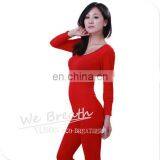 Bamboo Seamless Lace Neck Designed Undergarment Suit thumbnail-3