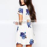 2015 Hot Sale Shorts Sleeve Guangzhou Wholesale Latest Fashion Casual Dresses for Lady thumbnail-2