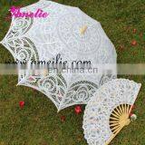 Gothic Cotton Black Victorian Lace Parasols thumbnail-2