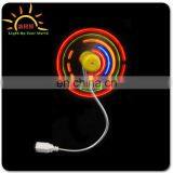 Programme Led Light up Portable Message Usb Mini Fan