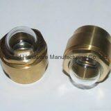 NPT 1/2 Inch Male Thread Coolant Sight Glasses Oil Level Gauge Indicator for Heavy Duty thumbnail-3