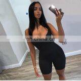 2020 New Arrivals Women Sexy Sling Jumpsuit Ladies Fashion Bodycon Solid Color Playsuit Women Sportswear Jumpsuit thumbnail-6