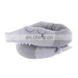 Creative Crocodile Plush Pillows Baby Crib Bumper Pads With Printed Liner Cartoon Animal Shape Pillows thumbnail-2