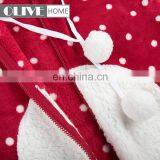 Good Supplying Giraffe Pattern Embroidery Fleece Flannel Bathrobe Pyjamas Women thumbnail-6