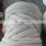 in Stock Giant Super Chunky Knitted Merino Wool Thick Bulk Yarn for Hand Knitting of Throw,blanket With Photo