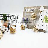 10LED String Wooden Christmas House Lights Hanging For Christmas Decoration Battery Operated thumbnail-4