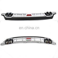 Car Exterior Parts Front Lip Splitter Front Bumper Lip Body Kit for Corolla 14-18 Rear Diffuser Spolier