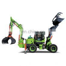 CE 2ton 3ton 5ton 6ton Mini Tractor Backhoe Loader Small Backhoe 4x4 With Attachment Back Hoe for Sale Philippines thumbnail-2