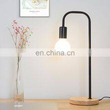 Factory Production Study Table Lamp Led Living Room Metal Table Lamp for Wooden Base thumbnail-2