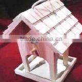 Ningbo Outdoor Bird Feeder Wooden Material House