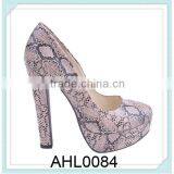 High Heel Platform Snake Women Pumps Shoes thumbnail-1
