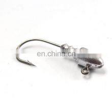 Commercial Metal Lead 3D Treble Fishing Jig Head Hook thumbnail-2