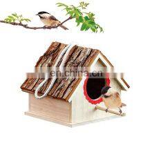 100% Natural Wood Lightweight and Durable Quality Handmade Bird House 6.29x6.88x5.9 Inches thumbnail-1