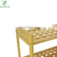 Hot-selling Handmade Bamboo Shoes Storage Shelf Rack Top Quality thumbnail-5