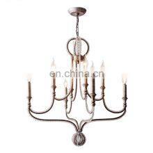 Lustre LED Fancy Lights Chandelier Light White for Home Maria Teresha Flower Decorative Acrylic Modern Lamp Crystal Chandelier thumbnail-1