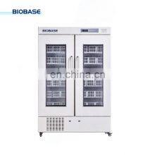 BIOBASE China Blood Bank Refrigerator BBR-4V608 608L Big Refrigerator Glass Door for Lab thumbnail-1